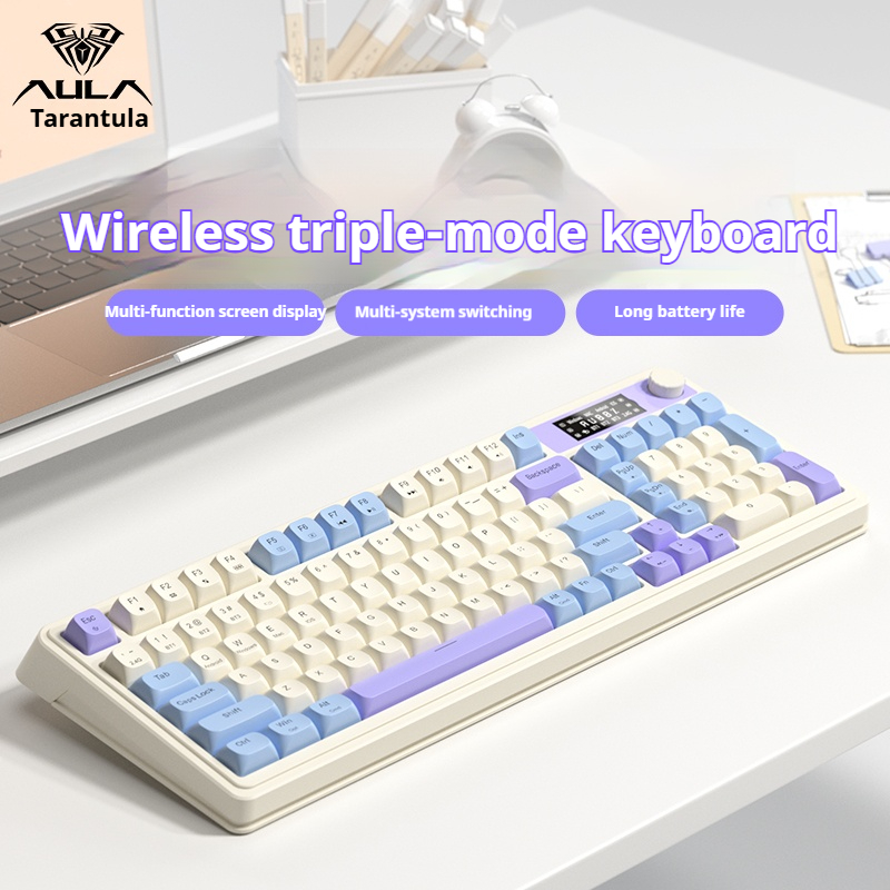 Gaming Keyboard No Noise - Беспроводная игровая мембранная клавиатура AULA S99