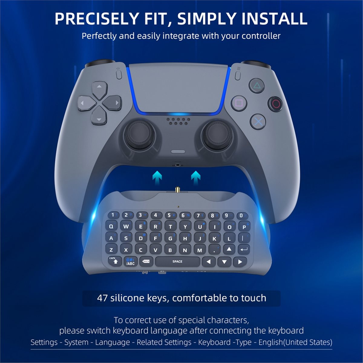 Gaming Keyboard Wireless - Беспроводная игровая клавиатура goodidea 3,5 мм