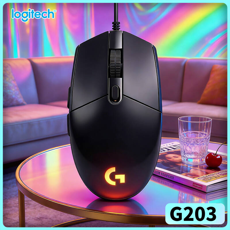 Logitech Mouse G203 - Игровая мышь Logitech G203 LIGHTSYNC, 8000