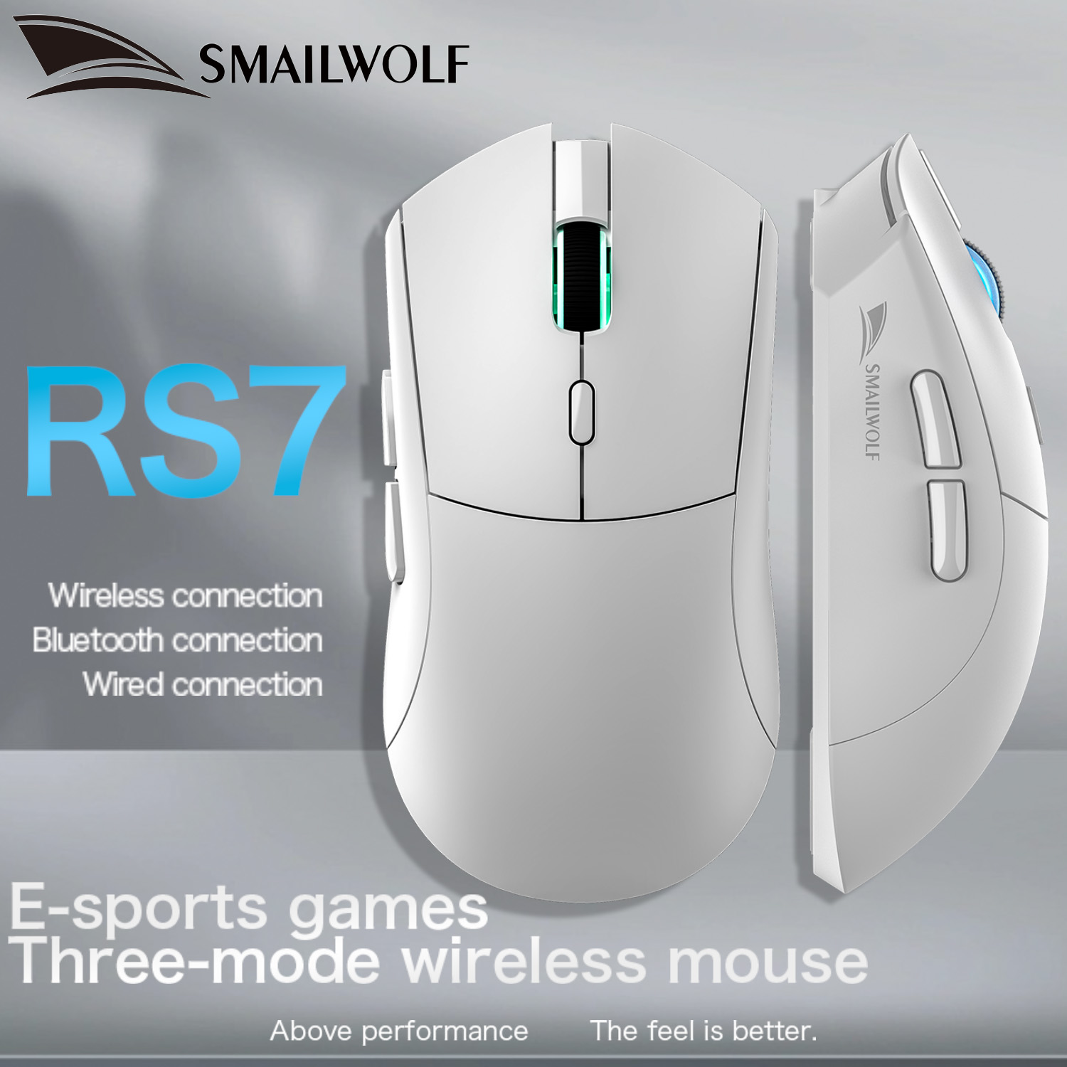 Logitech Mouse G203 - SMAILWOLF RS7 Bluetooth беспроводная игровая мышь