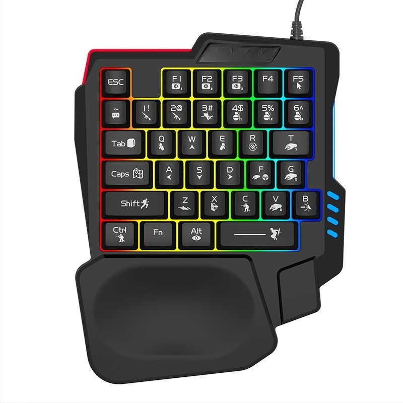 Gaming Keyboard Ebay - Одноручная клавиатура K5 Gungod Throne с
