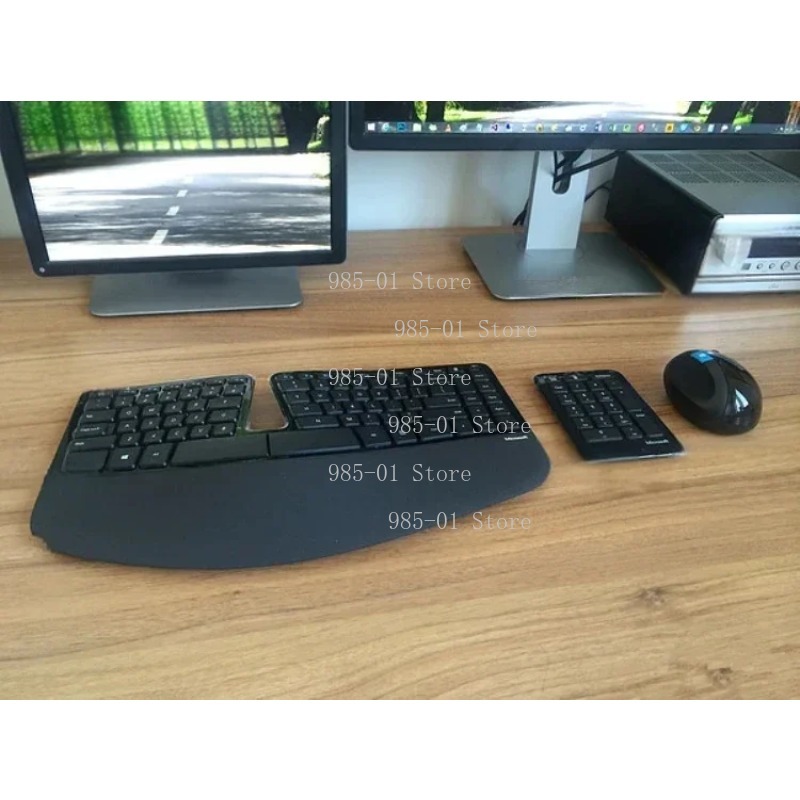 Gaming Keyboard Wireless - Беспроводной комплект клавиатуры и мыши, эргономичный