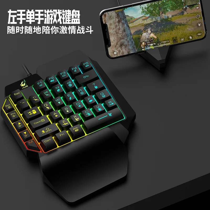 K15 одноручная клавиатура Gun  – обзор и цена Gaming Keyboard Ebay