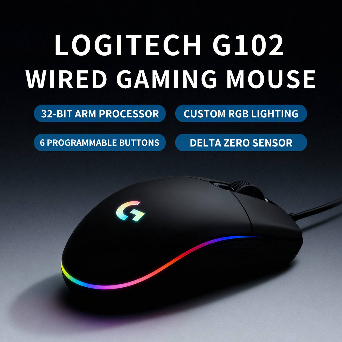 Мышь Logitech G203, проводная, – обзор и цена Logitech Mouse G203