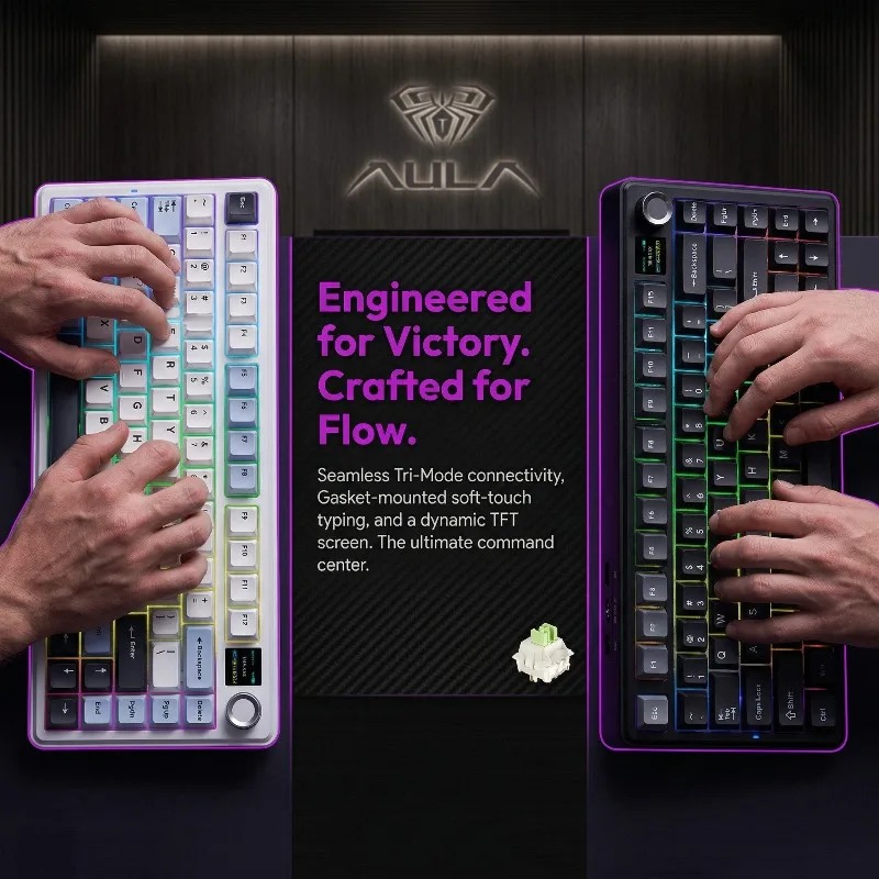 Механическая клавиатура AULA F – обзор и цена Gaming Keyboard Wireless