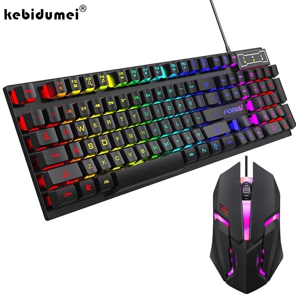 Механическая клавиатура Kebidu – обзор и цена Keyboard Mouse Bundle Gaming