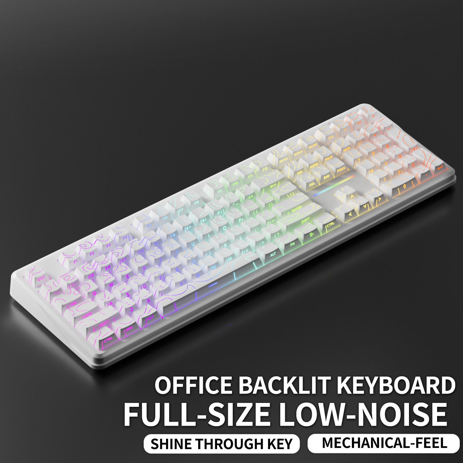 Проводная и беспроводная клави – обзор и цена Gaming Keyboard No Noise
