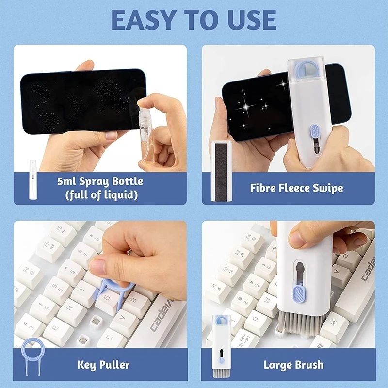 7 в 1, набор щеток для чистки  – обзор и цена Keycap Puller Ring
